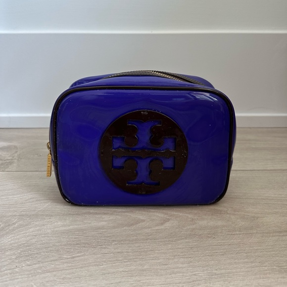Tory Burch Patent Cosmetic Bag - Picture 1 of 6